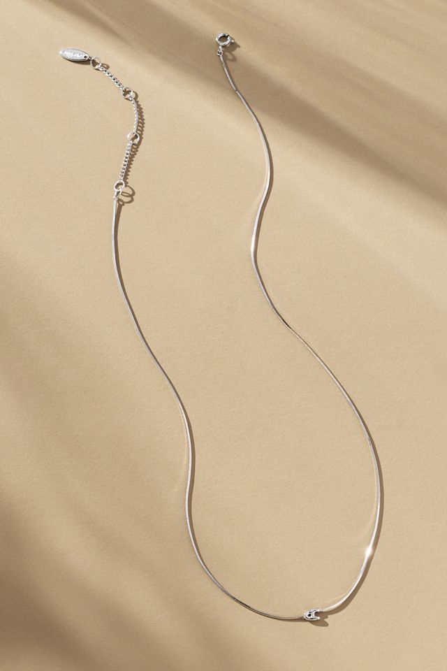 Barely There Bubble Monogram Necklace #1