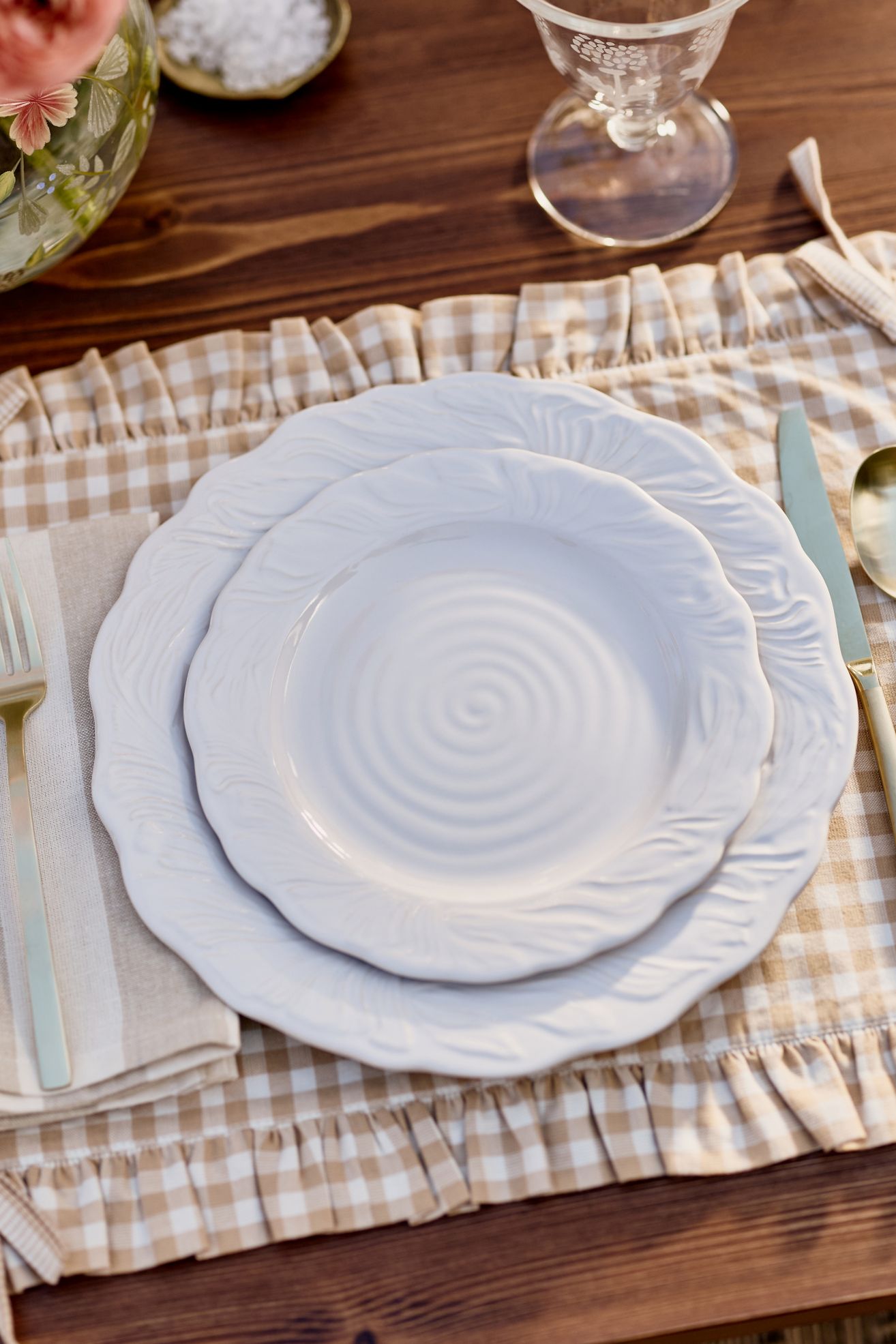 Hera Portuguese Side Plates, Set of 4 - White, Set Of 4