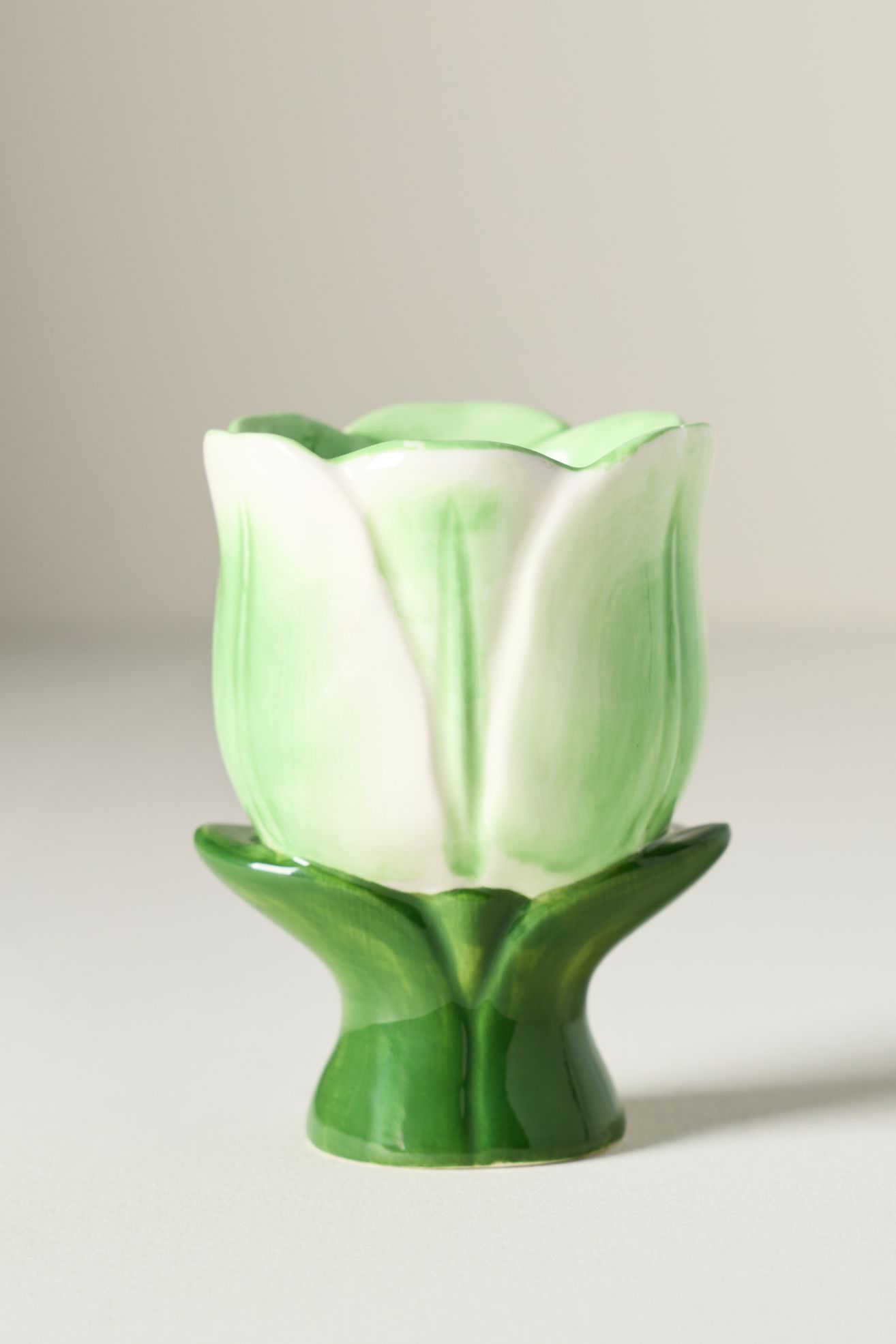 Louise Stoneware Egg Cup - Green, One Size