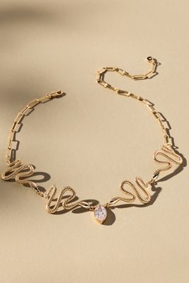 Ettika Serpentina Choker Necklace