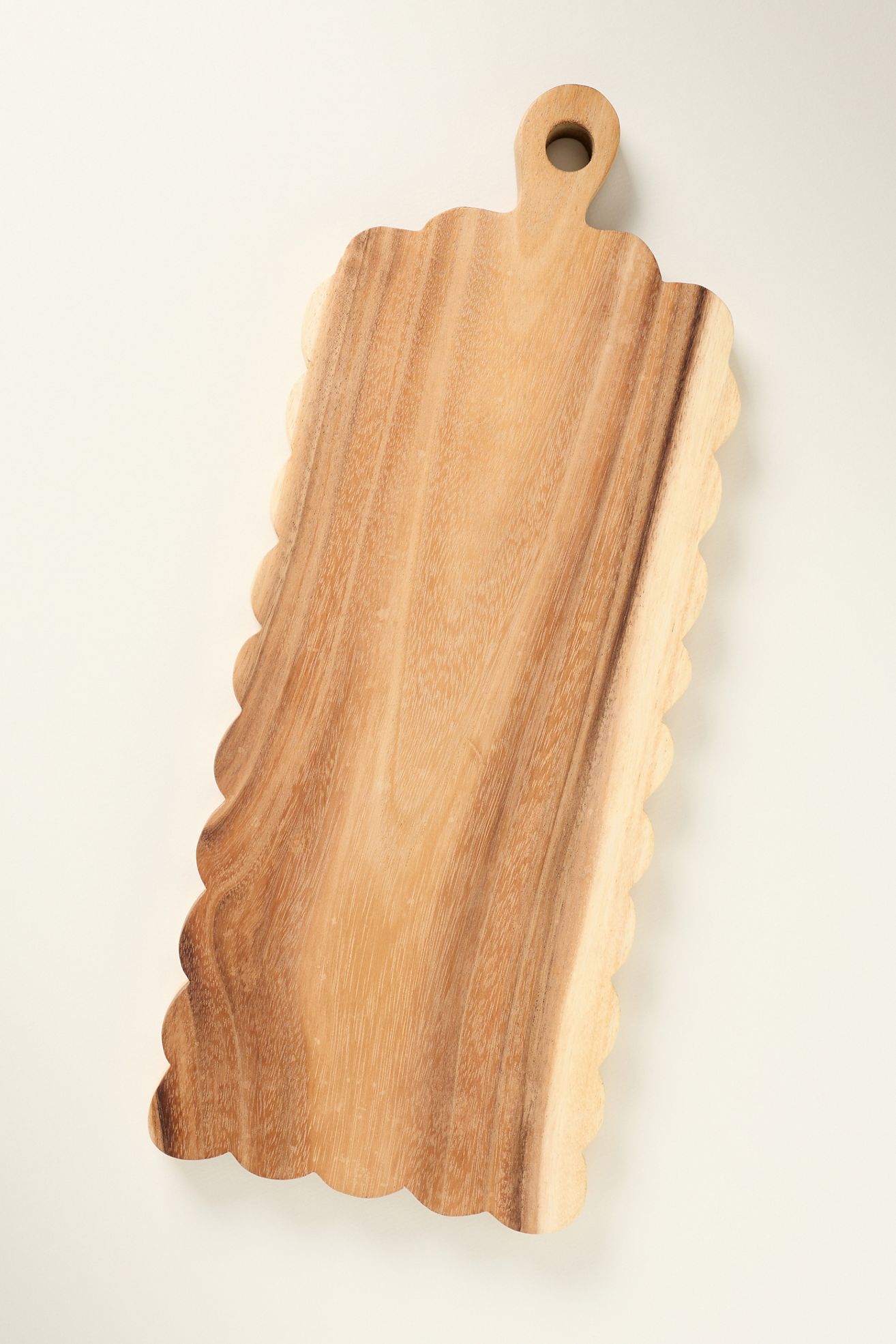 Scalloped Wood Cheeseboard - Cedar, Standard, One Size
