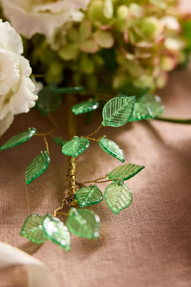 Acrylic Leaves Bouquet Stake #1