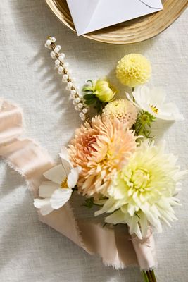 Pearl Bead Spray Bouquet Stake