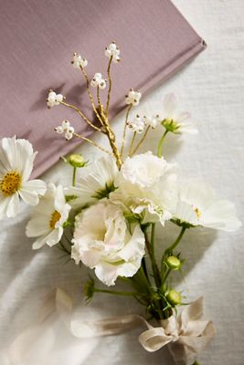 Pearl Bead Blossom Bouquet Stake