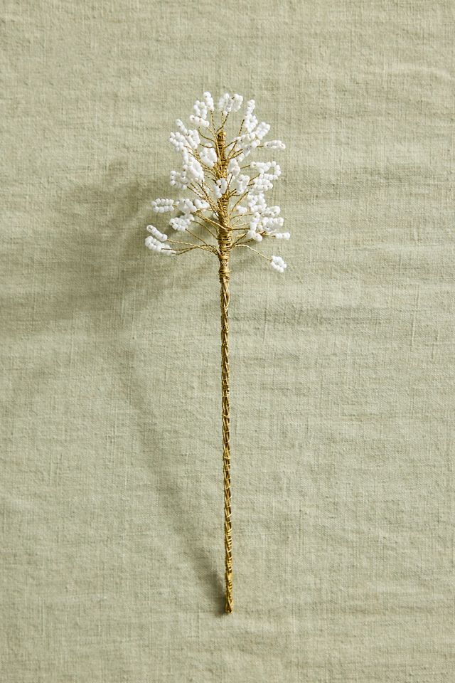 Pearl Bead Puff Bouquet Stake #2