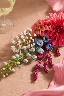 Pearl Bead Puff Bouquet Stake