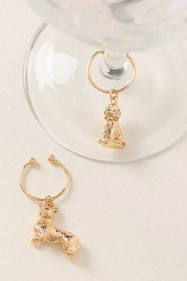 Anthropologie Cocktail Charms, Set Of 2 In Multi