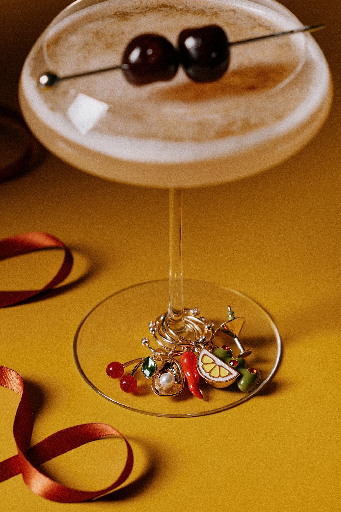 Cocktail Charms, Set of 2 - Weenies & Tinis, Standard, Set Of 2