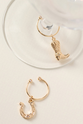Anthropologie Cocktail Charms, Set Of 2 In Multi