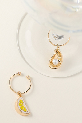 Anthropologie Cocktail Charms, Set Of 2 In Multi