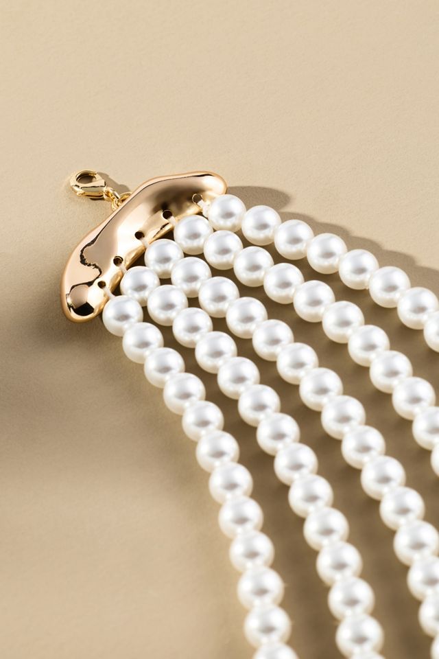 Cinq Layered Pearl Necklace #1