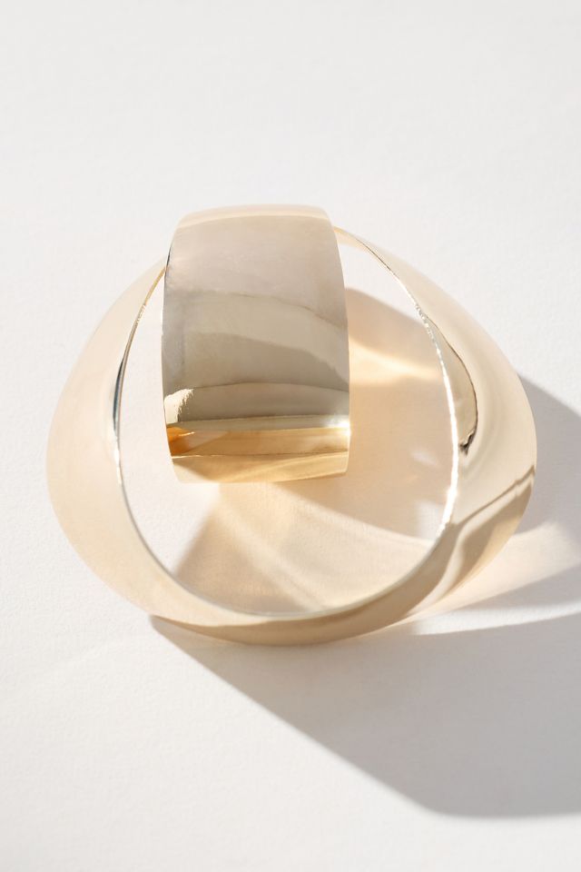 Large Mod Hoop Earrings #2