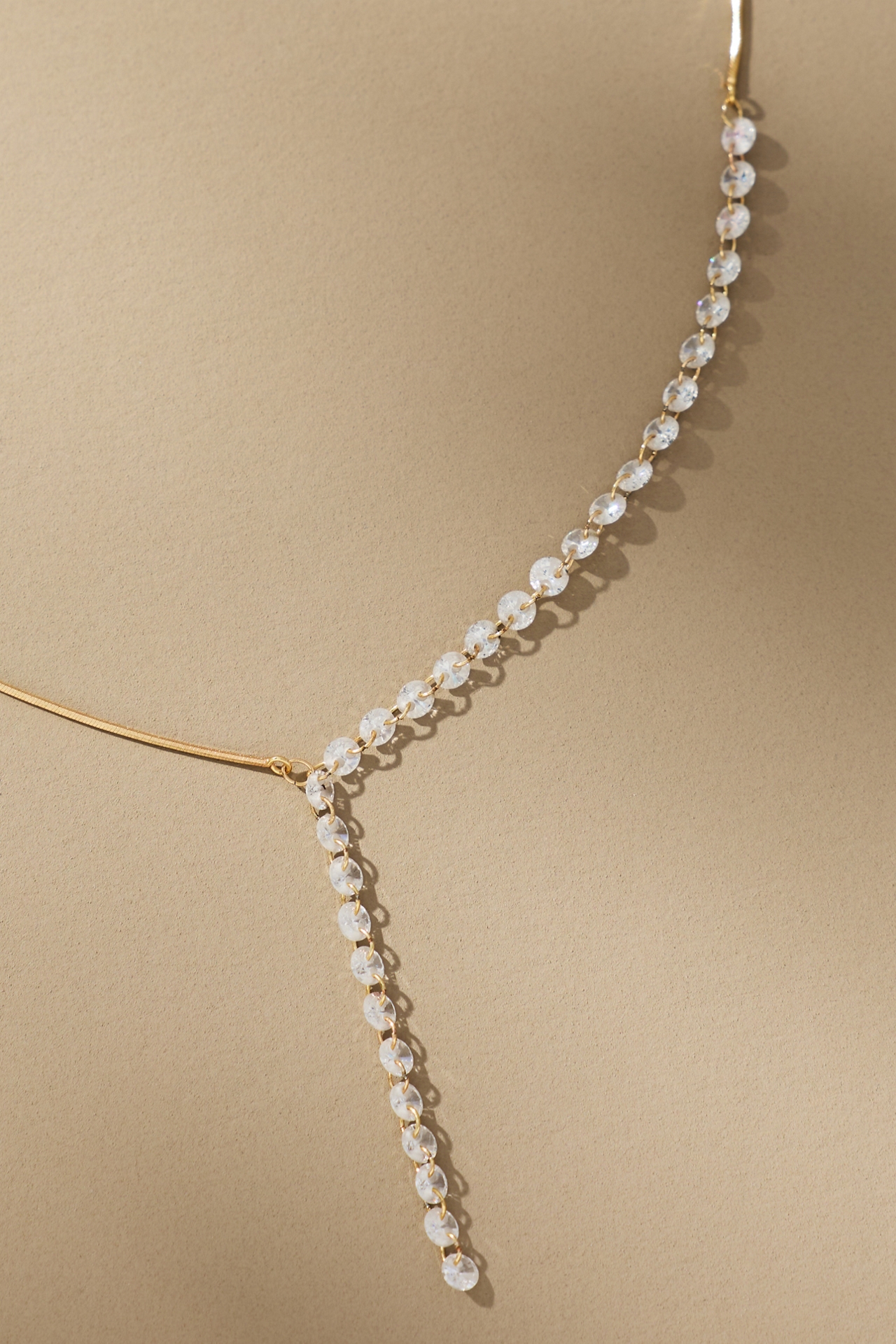 Delicate Glass Stone Necklace