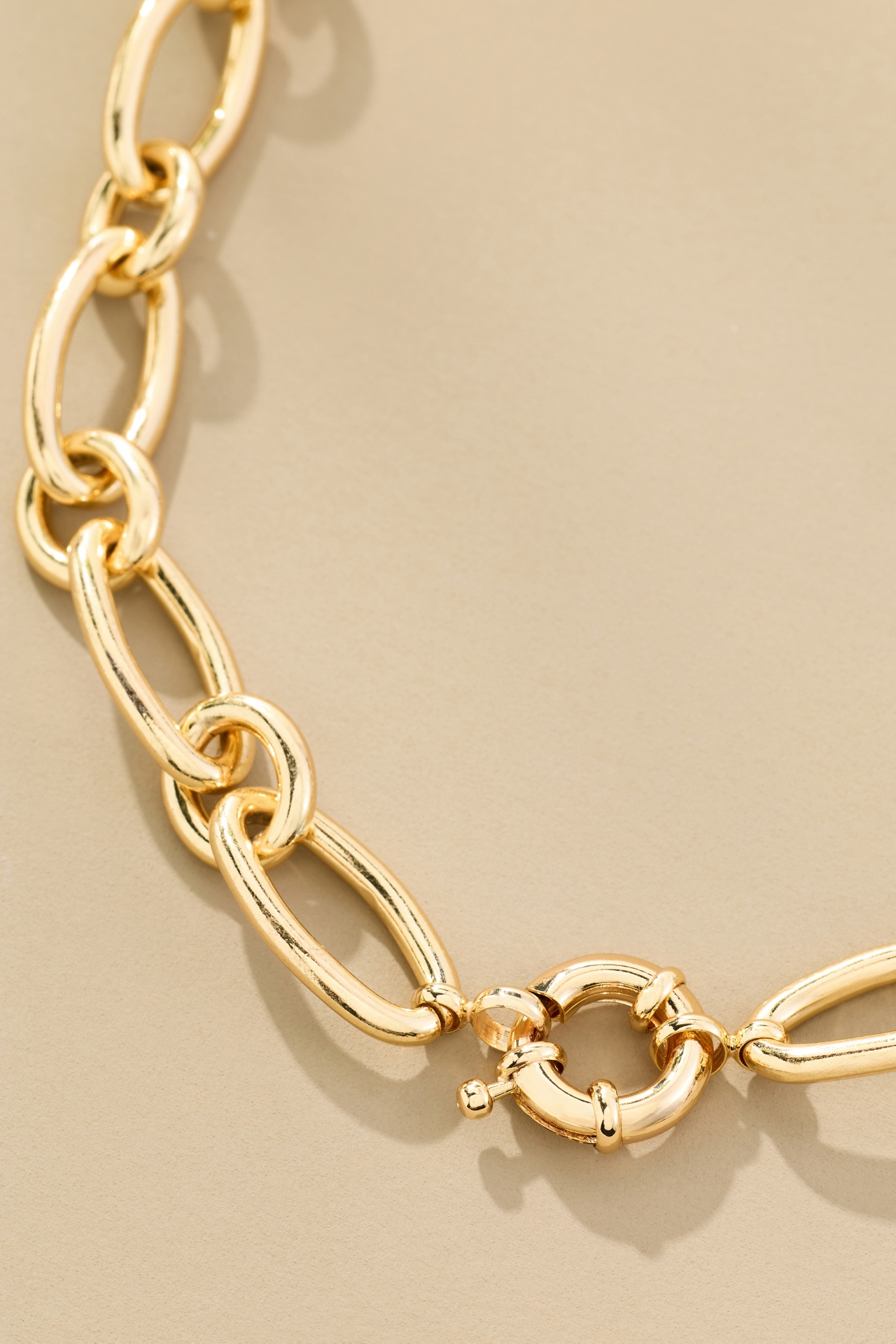 Linked & Locked Chunky Necklace