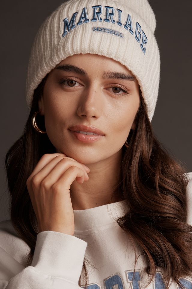 BRIDEMERCH Marriage Material Beanie #1