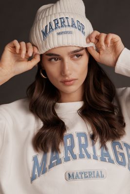 BRIDEMERCH Marriage Material Beanie