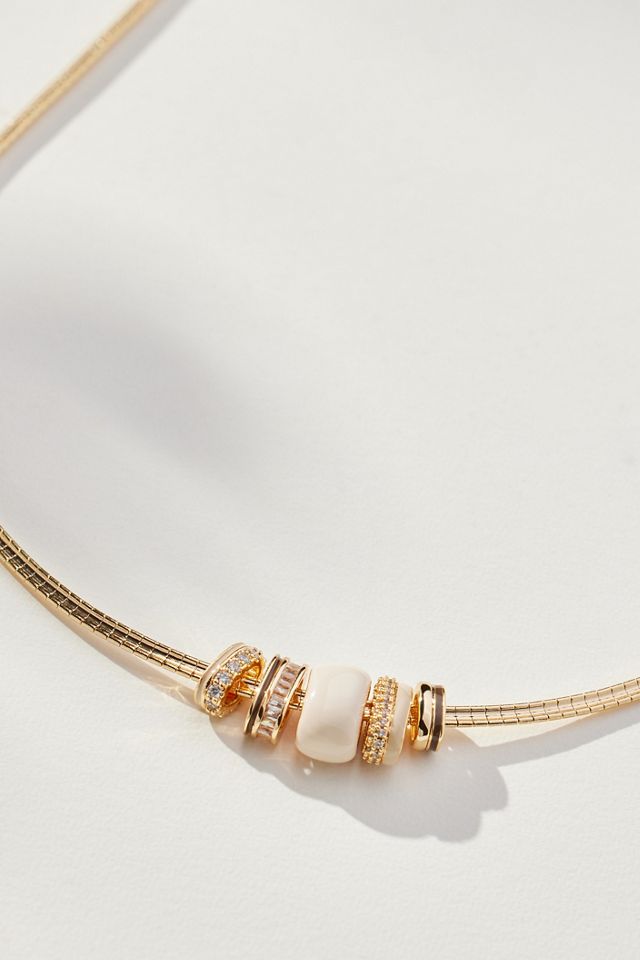 Donut Charm Collar Necklace #1