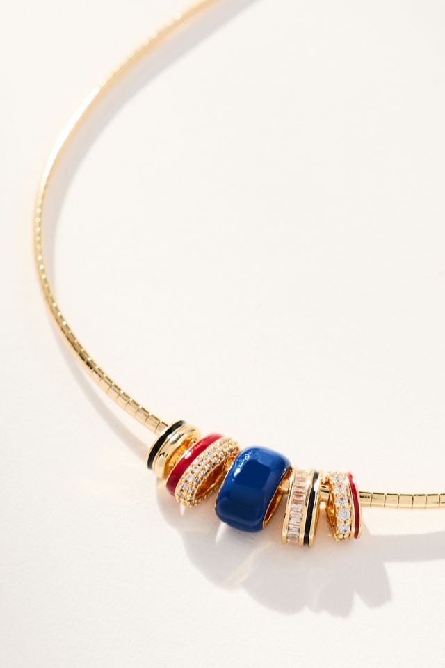 Donut Charm Collar Necklace #1