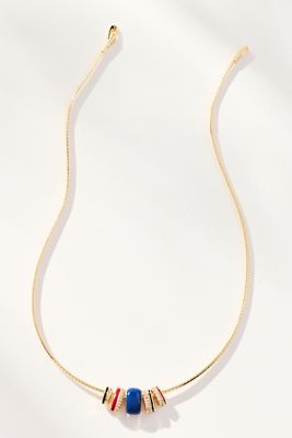Donut Charm Collar Necklace
