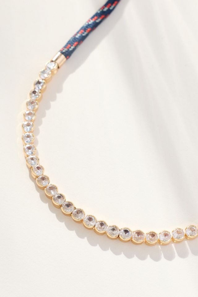 Corded Crystal Necklace #2
