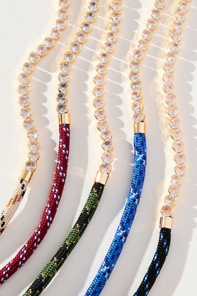 Corded Crystal Necklace #2