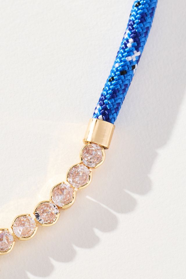 Corded Crystal Necklace #3