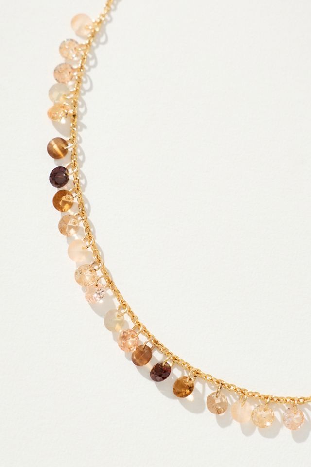 Delicate Colorful Beaded Necklace #1