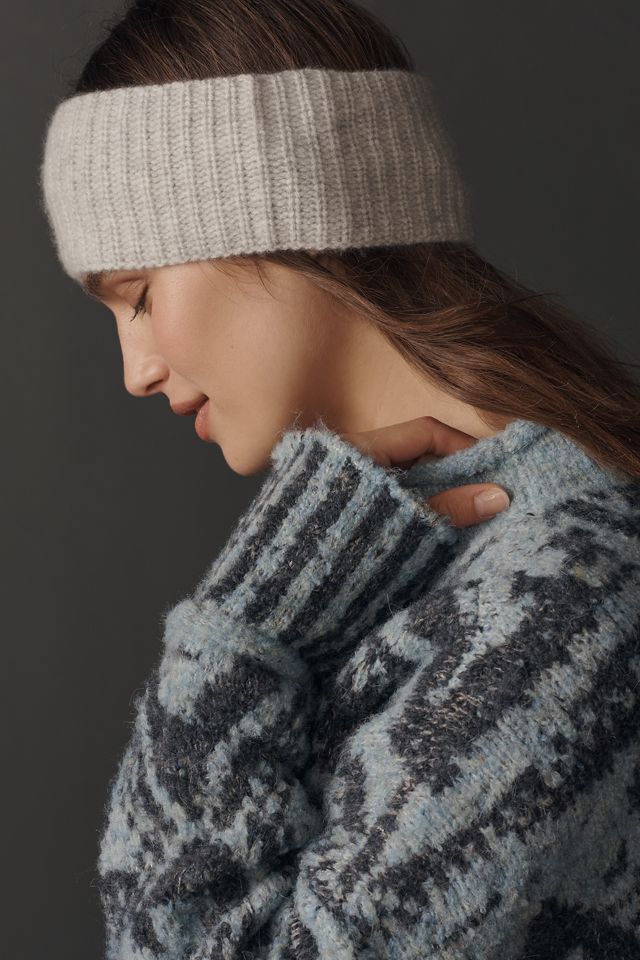 Maeve Ribbed Cashmere Headband #1