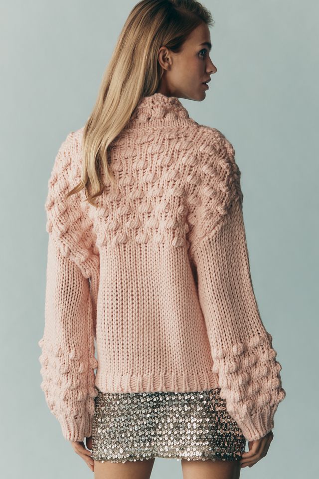 By Anthropologie Cardigan Testurizzato con Lacci Frontali #1