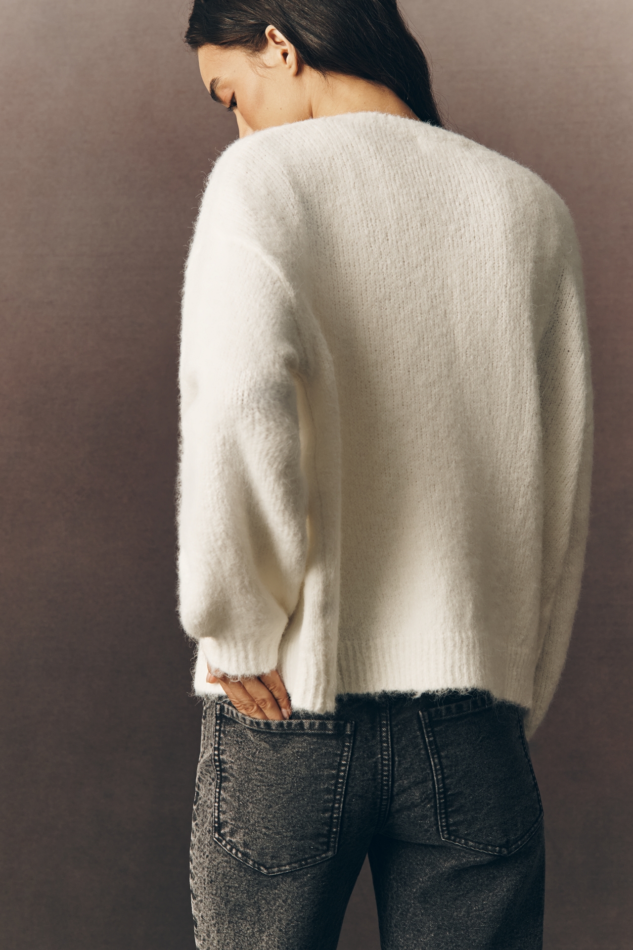 By Anthropologie 3D Floral Embroidered Cardigan Sweater