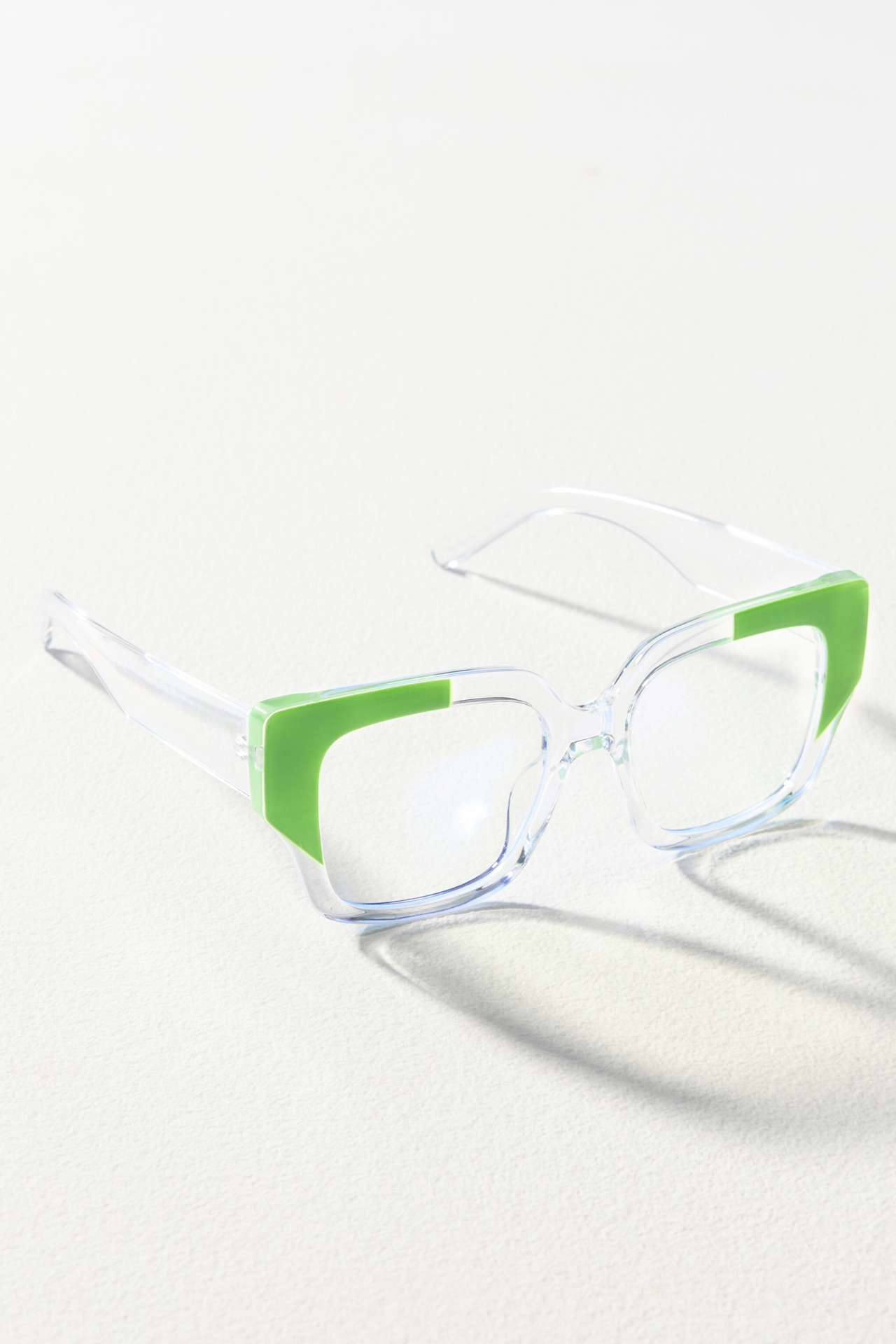Eyeking Colorblock Translucent Square Readers