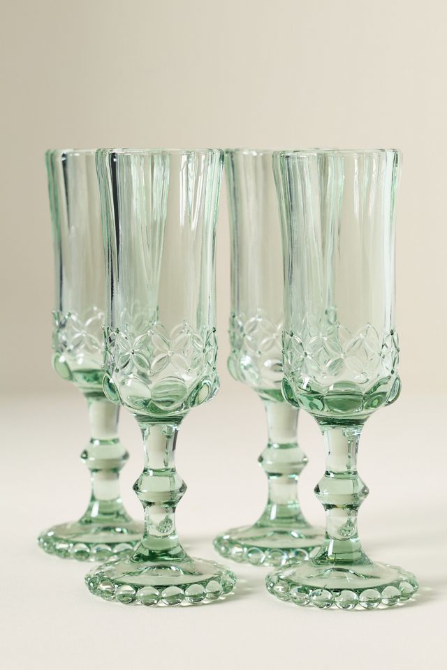 Savannah Flute Glasses, Set of 4 #3