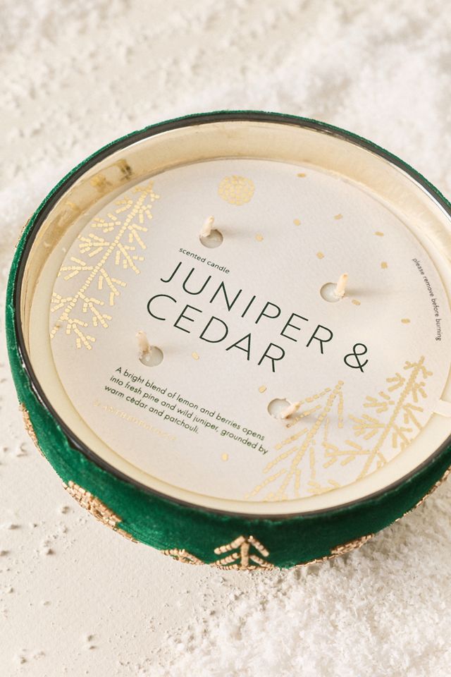 Velvet Forest Woody Juniper & Cedar Glass Candle #2