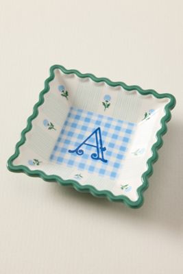 Piattino Portaoggetti in Gres Georgia Monogram