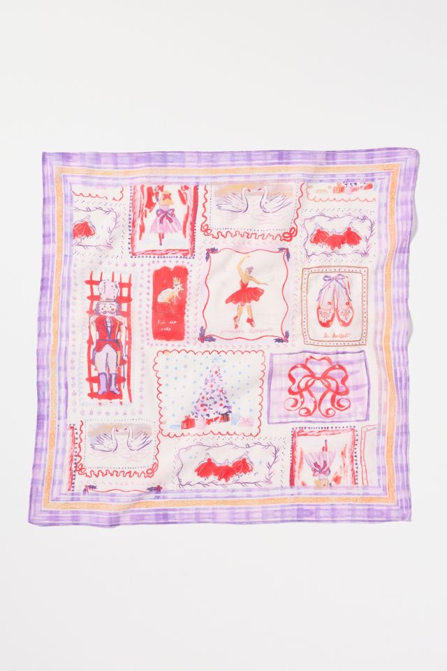 Maeve Holiday Printed Bandana Scarf #1