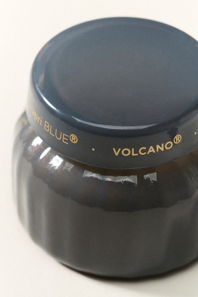 Capri Blue Volcano Gray Glass Jar Candle #2