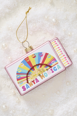 Furbish Studio Matchbook Ornament: California Edition In Multi
