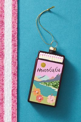 Furbish Studio Matchbook Ornament: Pacific Edition
