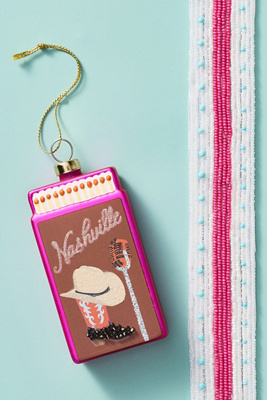 Furbish Studio Matchbook Ornament: South Edition In Multi
