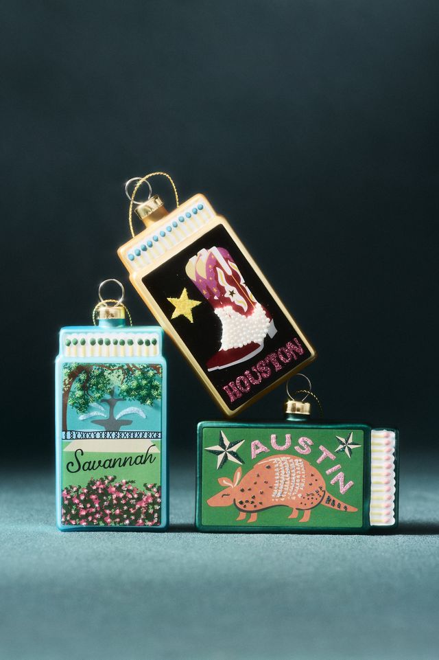 Furbish Studio Matchbook Ornament: Texas Edition #1