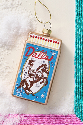 Furbish Studio Matchbook Ornament: Texas Edition In Multi