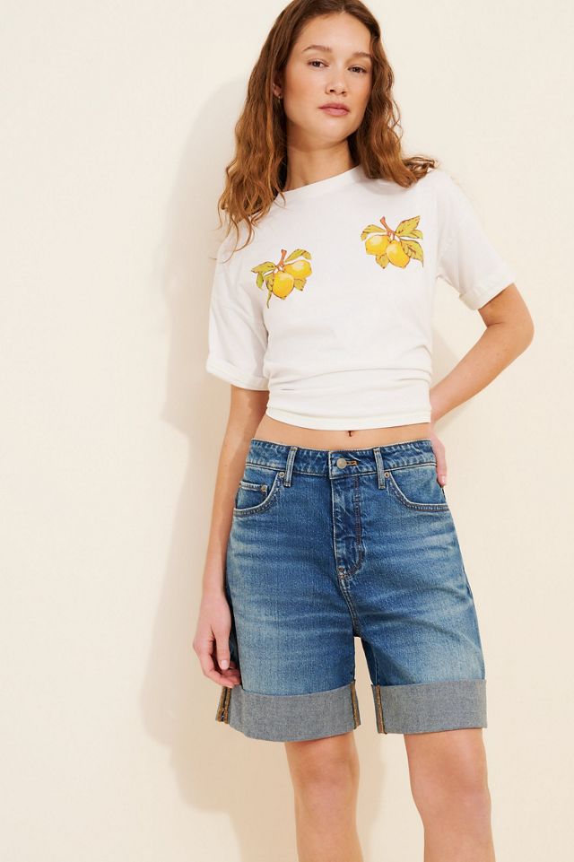 Pilcro The Austyn High-Rise Cuffed Jean Shorts #1