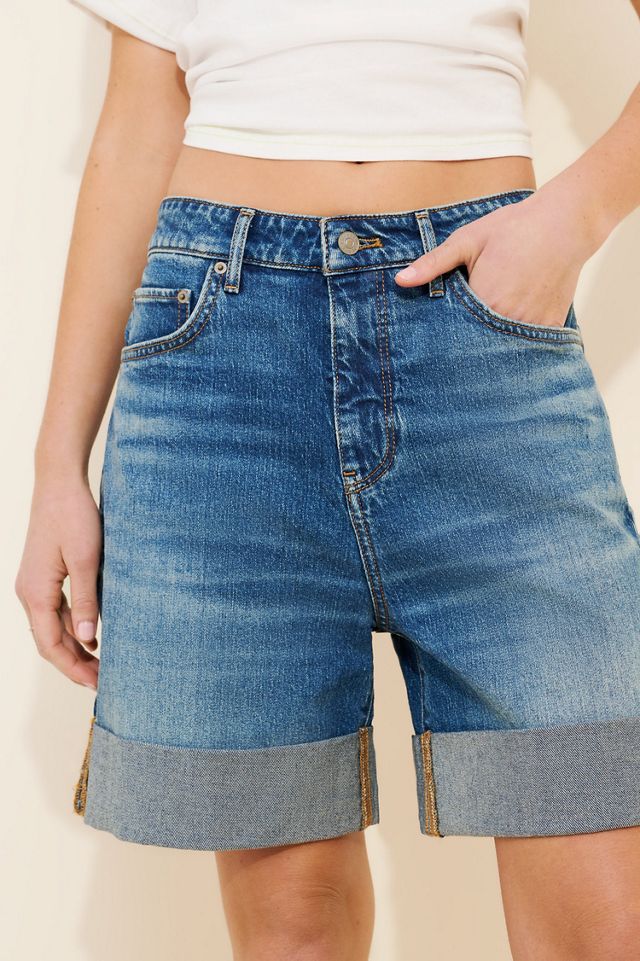 Pilcro The Austyn High-Rise Cuffed Jean Shorts #4