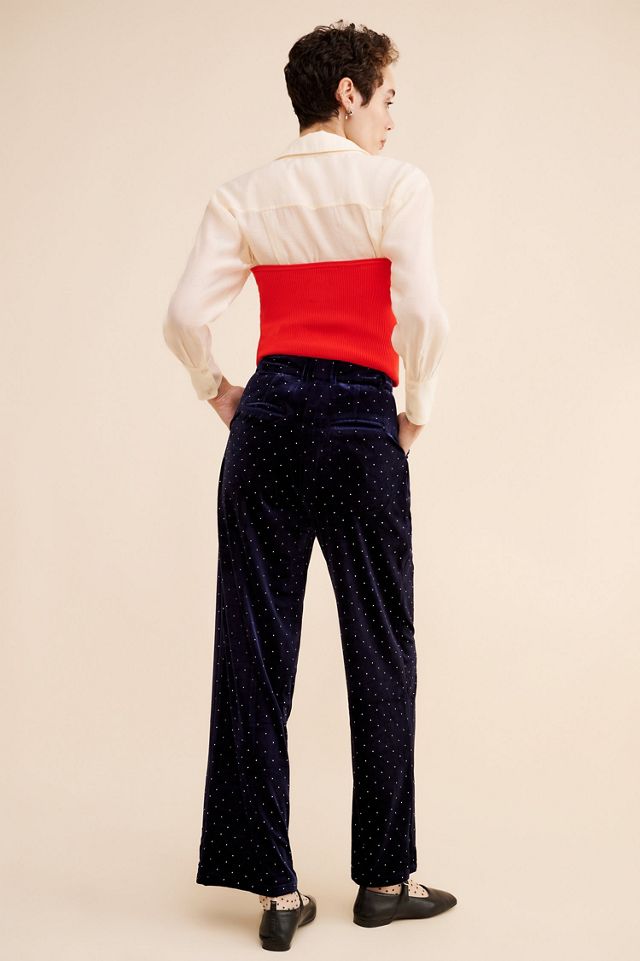 Never Fully Dressed Arden Velvet Trousers #4