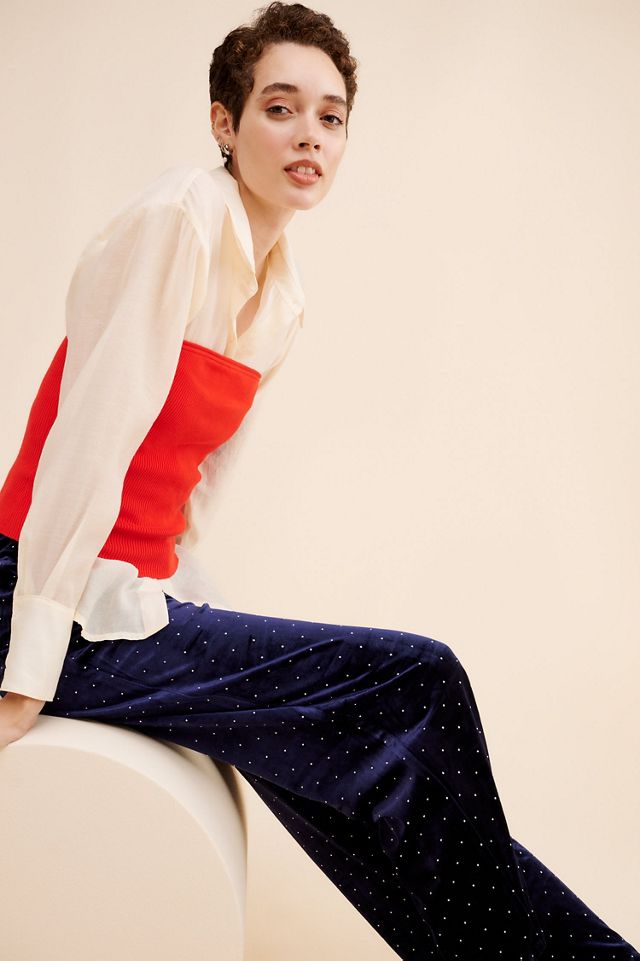 Never Fully Dressed Arden Velvet Trousers #1