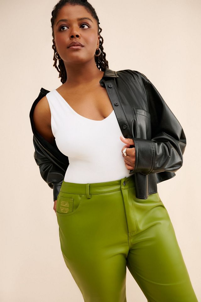 Never Fully Dressed Vegan Leather Trousers #1