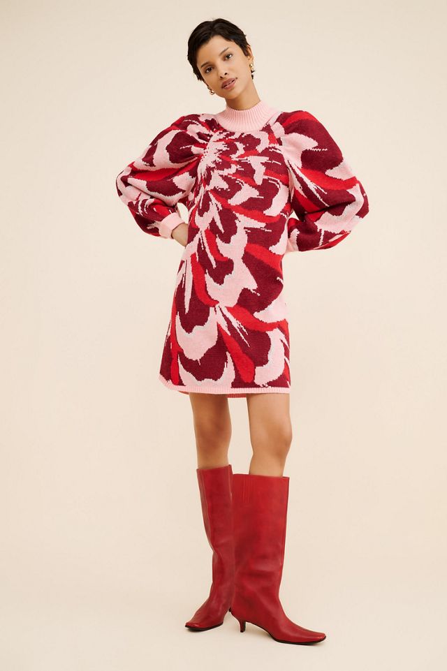 Nuuly x Farm Rio Flower Knit Mini Dress #1
