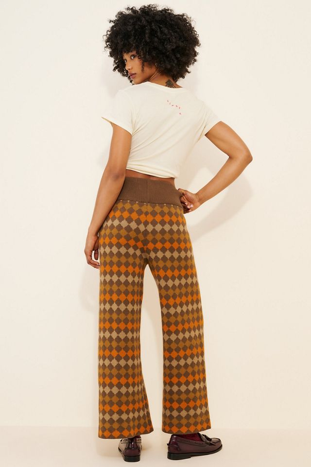Known Supply Bruno Argyle Sweater Pants #4