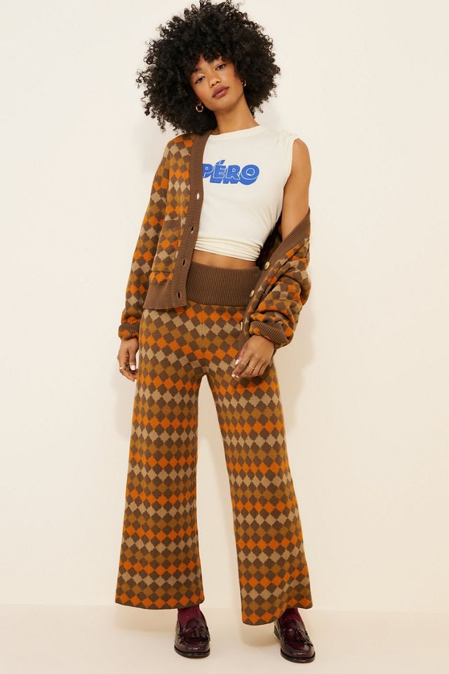 Known Supply Bruno Argyle Sweater Pants #3