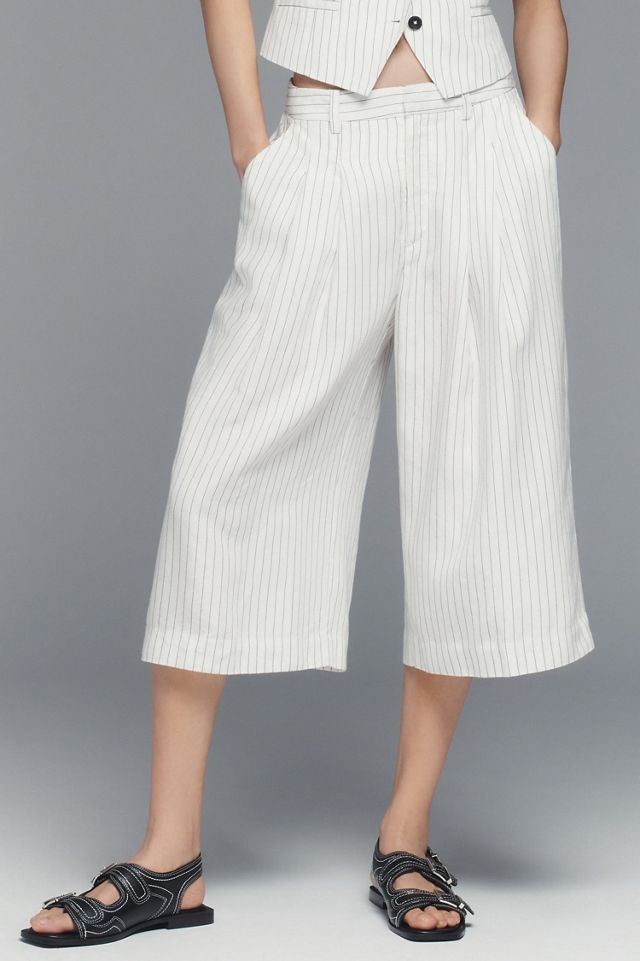 Maeve Cropped Wide-Leg Trousers #3